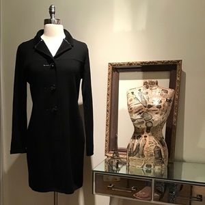 Carlisle, black, 100%  merino wool, coat